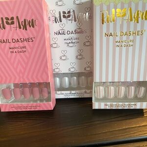 Nail Dashes, 3 sets. Brand new in boxes.